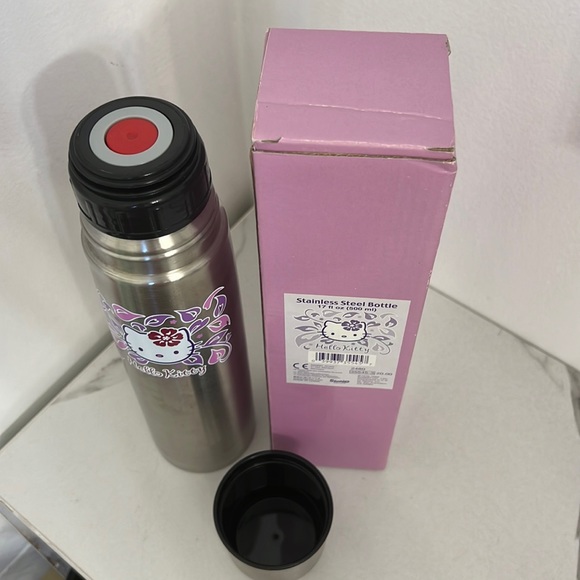 SANRIO Hello Kitty Stainless Steel Tumbler 17oz Collectible Thermos - Picture 4 of 13